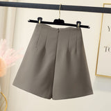 Women Fashion Solid Ladies Clothing High Waist Baggy Minimalist Elegant Popular Newest Cozy Basic Preppy Style