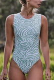 Floral Print One Piece 703-0-Outfit