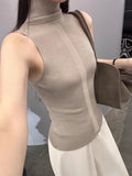 Fongt Aesthetics Multi-Color Design Sense Niche To Wear Comfortable And Thin Fashion Wool-Blend Knitted Vest