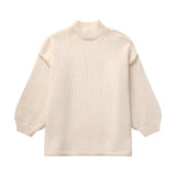 Fongt Women's ZA Street Fashion Multi-Colored Half-Neck Knitwear Jacket