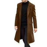Fongt Men's Coat New English Men's Long Wind Coat Coat Man's Coat