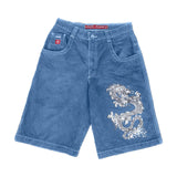 Shorts Y2K Hip Hop 2023 Original Gothic Pocket Baggy Jeans Shorts Man-Outfit