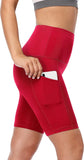 Shorts Pocket Five Points Female Fitness Training Running Cycling Tight Exercise Shorts-Outfit