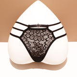 Fongt Crown Lace Thong Female Sense Fine Strips One-Line Transparent Hot Low-Rise Summer Trousers