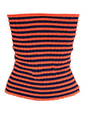 Twist Cutout Crop Bandeau Top-Outfit