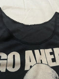 gothic punk tank top with skull