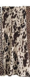 Fongt Women's Clothing INS Explosive Silk And Hymn Multi-Colored Half-Body Dress