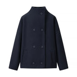 Fongt Women's Clothing Explosion Fashion Casual Collar Beads And Short Jacket Jacket