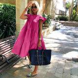 Casual Slouchy Sweet Vacation Dress