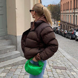 Long Sleeve Warm Cotton Jacket-Outfit