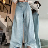 Vintage High Waist Wide Leg Jeans-Outfit