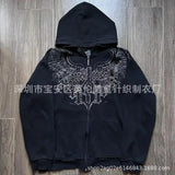 Fongt Children's Hooded Jacket 2025 New Cross Hoodie Hoodie Bow Print Hoodie