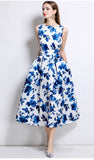 Fongt Tea Break Print Slings With Open Shoulder Dress Female Summer Sexy Hot Girl Holiday Beautiful Dress