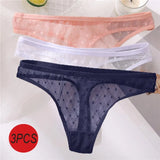 Sexy Panties Women G-String Thong Lace Underwear Pantys Low-Waist Female Underpants Mesh Perspective Briefs