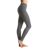Style Brushed Pants Bottoming Trousers Thin Solid Color Skinny Tight Yoga Pants-Outfit