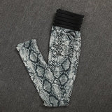Sexy Gym Tracksuit Women Leopard Printed Skinny Fitness Two Piece Set Outfits Running Training Workout
