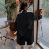 Fongt Autumn Dress New Sense Chic Gray Small Suit Jacket Female Small Person Design Sense Niche Suit-Outfit