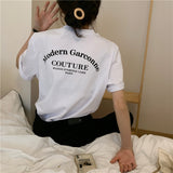 Fongt Schoolgirl Short-Sleeved Jacket Summer 2024 New Korean Edition Loose Versatile Letter Half-Sleeve