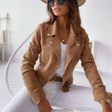 Autumn Women Jacket Long Sleeve Zipper Casual Female Jacket Clothes Winter New Solid Loose Women Coats and Jackets