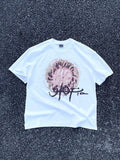 Short Sleeves Latest Album UTOPIA Album Same Printed T-Shirt Hip-Hop High Street Half Sleeves-Outfit
