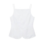Fongt Women's Explosive Buckle Vest Top + Shorts Set
