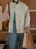 Fongt Retro Collared Jacket Jacket Women's Spring 2025 New Small Gentle Thin Loose Top
