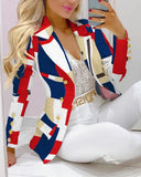 2PCS Pants Set Women Business Office Sets For Ladies Elegant Outfits Lapel Collar Fashion Blazer Suit Jacket and Pants