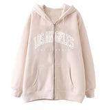 Style Lazy Cardigan Hoodie 2024 Spring And Autumn Oversize Zipper Jacket Couple Style-Outfit