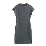 New Stretch Slim Knitted Mini Dress 5039644-Outfit