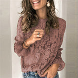 Shirt Elegant Flare Long Sleeve