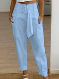 Summer Casual Zipper High Waist Pocket