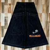 Baggy Jeans Y2K Original Hip-Hop Vintage Pattern Jeans Street Men Rest-Outfit