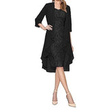 Color Large Size Lace Two-piece Set Elegant Party Dress