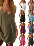 Fongt Summer Explosion Lady Slings Joint Shorts Dressing Dress Casual Set