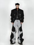 Patchwork Wide Leg