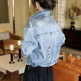 Fongt Coat Girl In Short Early Autumn Blouse Squint Large-Size Loose Korean Version Of The Autumn Dress 2025 New Trend