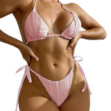 Addition 2023 New Drawstring Strap Split Bikini