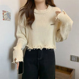 Fongt Sweater Woman 2023 Spring And Autumn New Design High-Waisted Suzu Outside Wear Knitting
