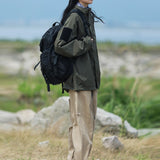 Fongt Spring And Autumn Winter Overalls Hooded Function Trend Brand Thin Coat Jacket Loose-Outfit