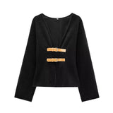 Fongt Women's ZA Autumn And Winter New Triptling With Soft Coat