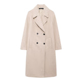 Fongt Autumn New Women's Fashion Solid Color Soft And Loose Coat
