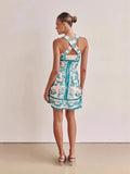 Fongt Summer New Women's Slip Dress Print Slip Dress-68539-Outfit