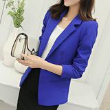 Style 2023 Spring OL Temperament Korean Women's Suit Collar Slimming Small Suit Is All Kinds Of-Outfit