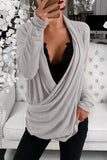 V Neck Long Sleeve T