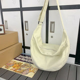 Vintage Wash Large Canvas Shoulder Bag-Outfit