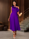 Fongt Shoulder Collar High-Rise Dress Party Party Dress