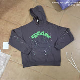 Fongt 2025 Spoder Spider Web Print Hooded Hooded Hooded Hooded Casual Loose New