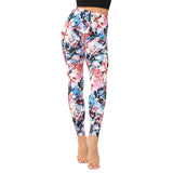 Classic Pink Blue Printed Cropped