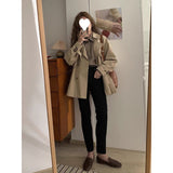 Fongt Wind Coat Women's Spring And Autumn Small 2025 New Thin Korean Version Of Loose Kiqi Popular