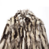 Fongt Women's Clothing Explosion Fashion Casual Faux Fur Effect Coat Coat
